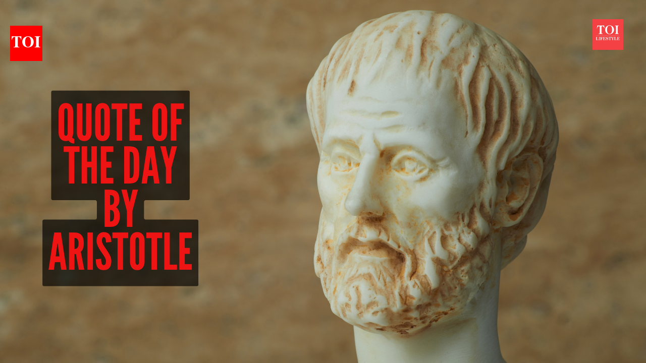 Quote of the day by Aristotle: “Suffering becomes beautiful when anyone bears great calamities with…”