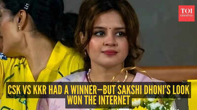 CSK vs KKR: Stunning Sakshi Dhoni steals the spotlight in dreamy pink while CSK seals the win
