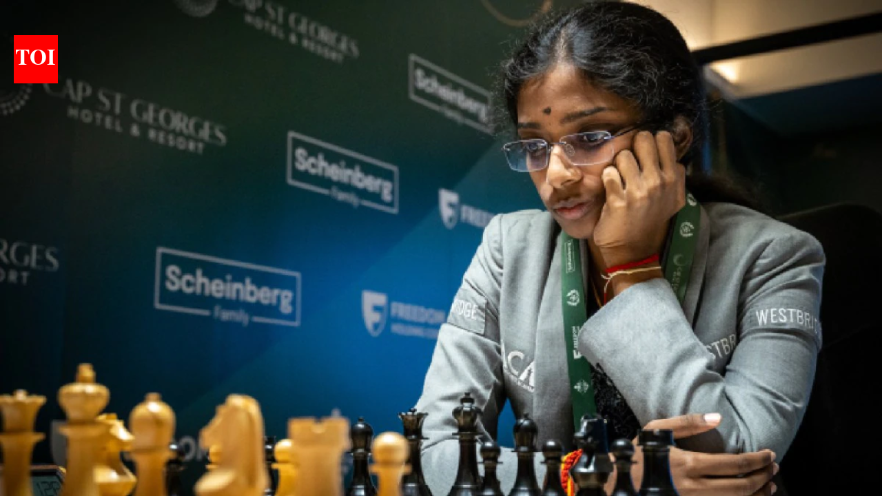 Vaishali Rameshbabu held to draw, Bibisara joins lead in Women’s Candidates 2026