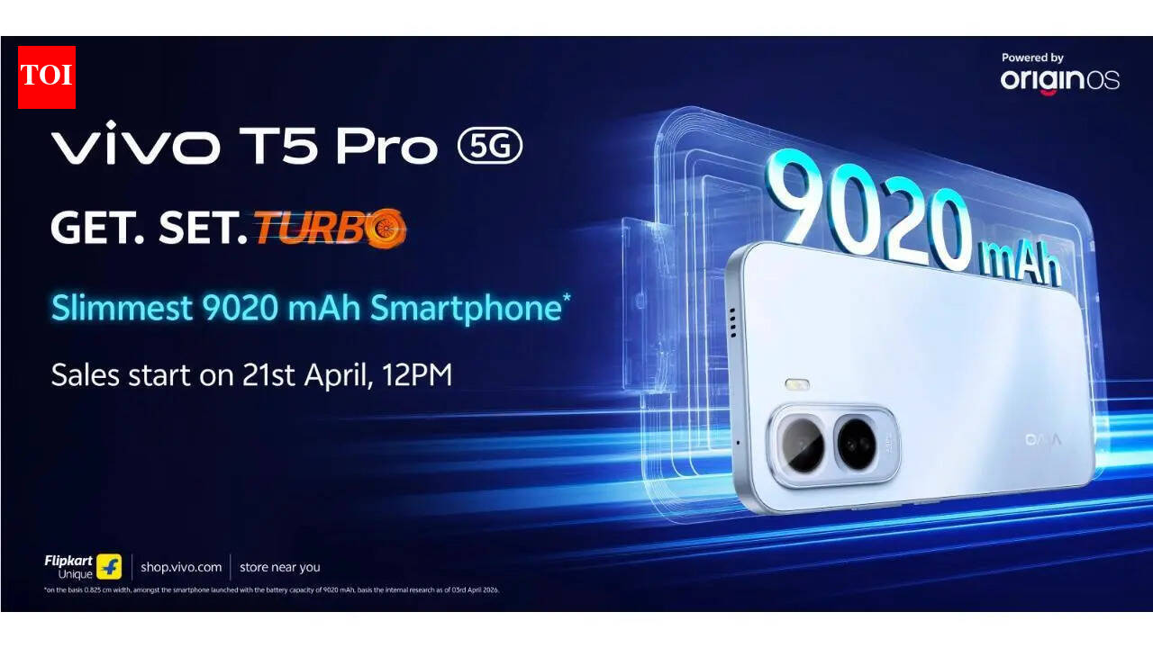 Vivo T5 Pro with 9,020 mAh battery and 90W fast charging support launched in India: Price, specs and more