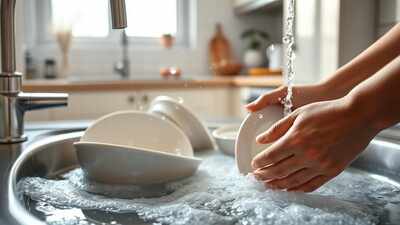 Why your 'squeaky clean' hand-washed dishes might not be clean at all