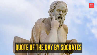 Quote of the day by Socrates: “Sometimes you put walls up not to keep people out, but to see...”