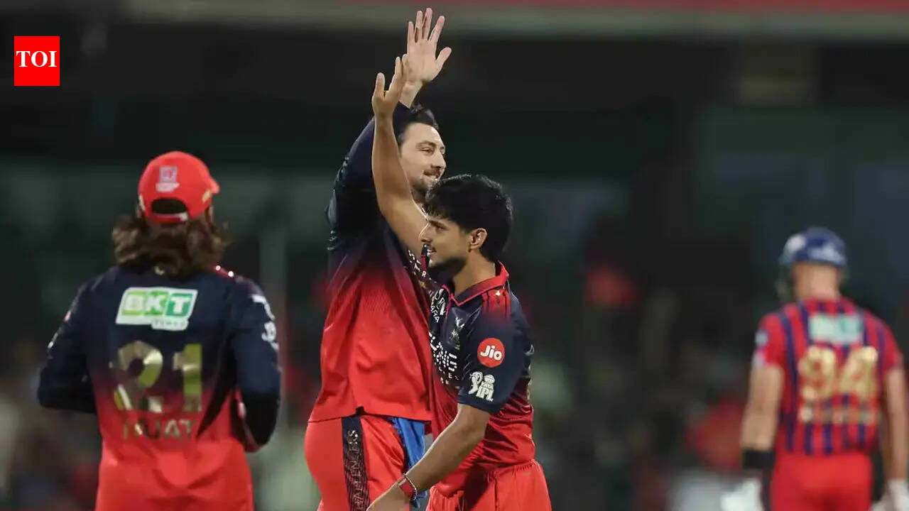 RCB vs LSG Live: Krunal Pandya removes Mitchell Marsh, RCB on top vs LSG