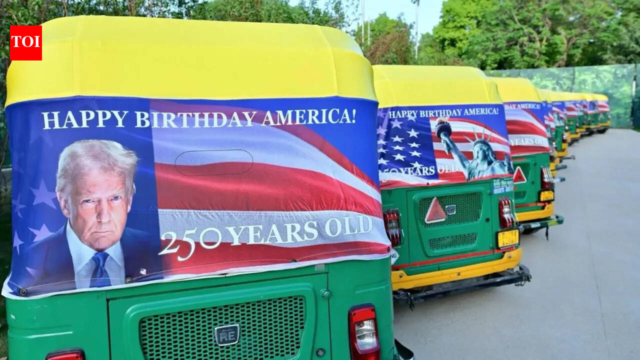‘Becoming a US colony?’ Trump-themed autos in Delhi spark outrage ahead of America’s 250th Independence celebrations
