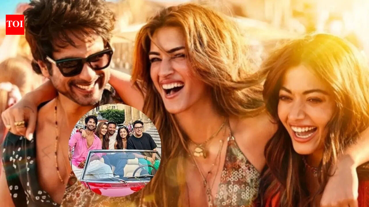 कॉकटेल 2: ‘वह पार्टी थी’: शाहिद कपूर ने कृति सेनन और रश्मिका मंदाना के साथ ‘कॉकटेल 2’ के सेट से बीटीएस की झलकियाँ दिखाईं | हिंदी मूवी समाचार