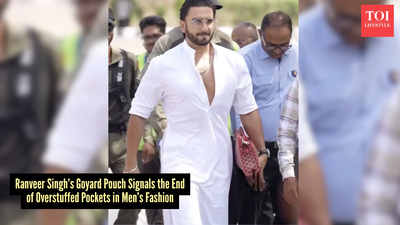 Ranveer Singh’s Rs 2 lakh Goyard pouch is ending the era of overstuffed pockets