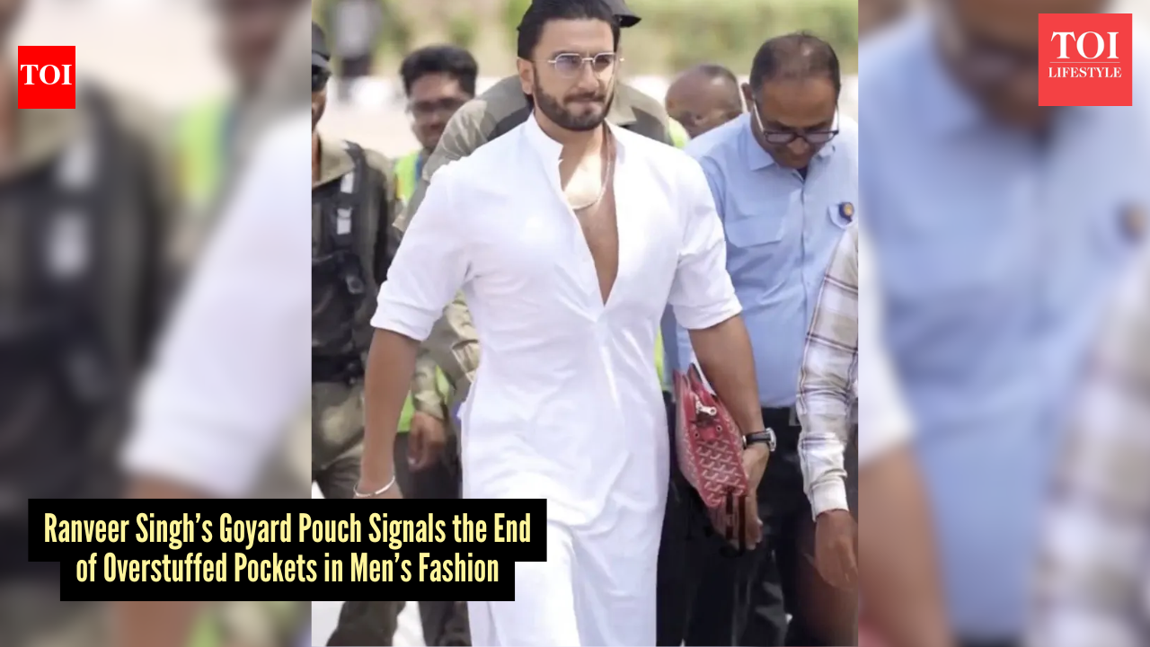 Ranveer Singh’s Rs 2 lakh Goyard pouch is ending the era of overstuffed pockets