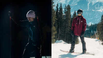 Pascal Wehrlein impresses on the slopes in the Swiss Alps with skiing and snowboarding, watch