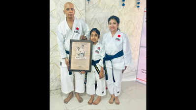 Raipur's 8-year-old among youngest black belts in Chhattisgarh