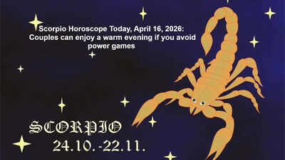Scorpio Horoscope Today, April 16, 2026: Couples can enjoy a warm evening if you avoid power games