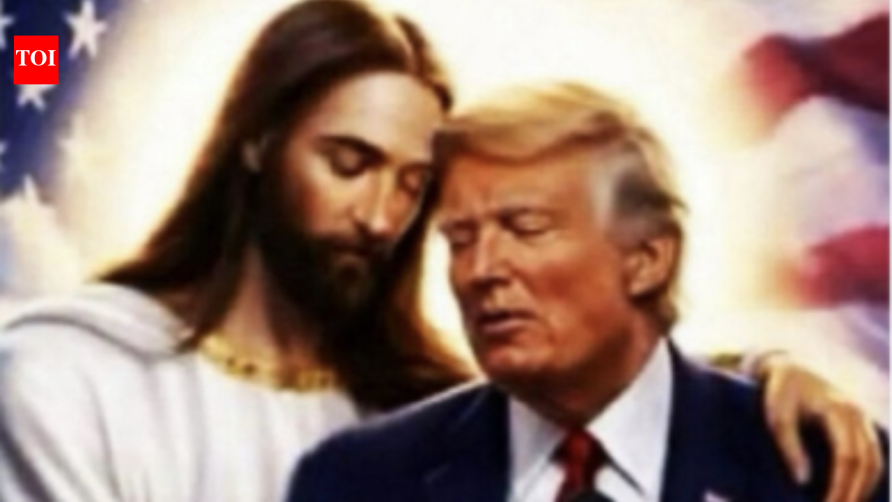 'Left lunatics might not like this': Trump shares AI image of Jesus hugging him