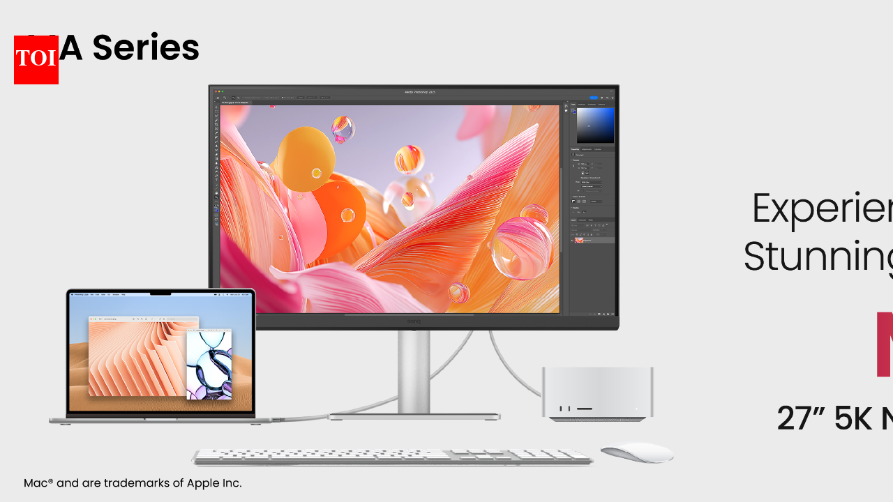 BenQ MA270S 5K monitors for Mac launched in India: Price, specs and more