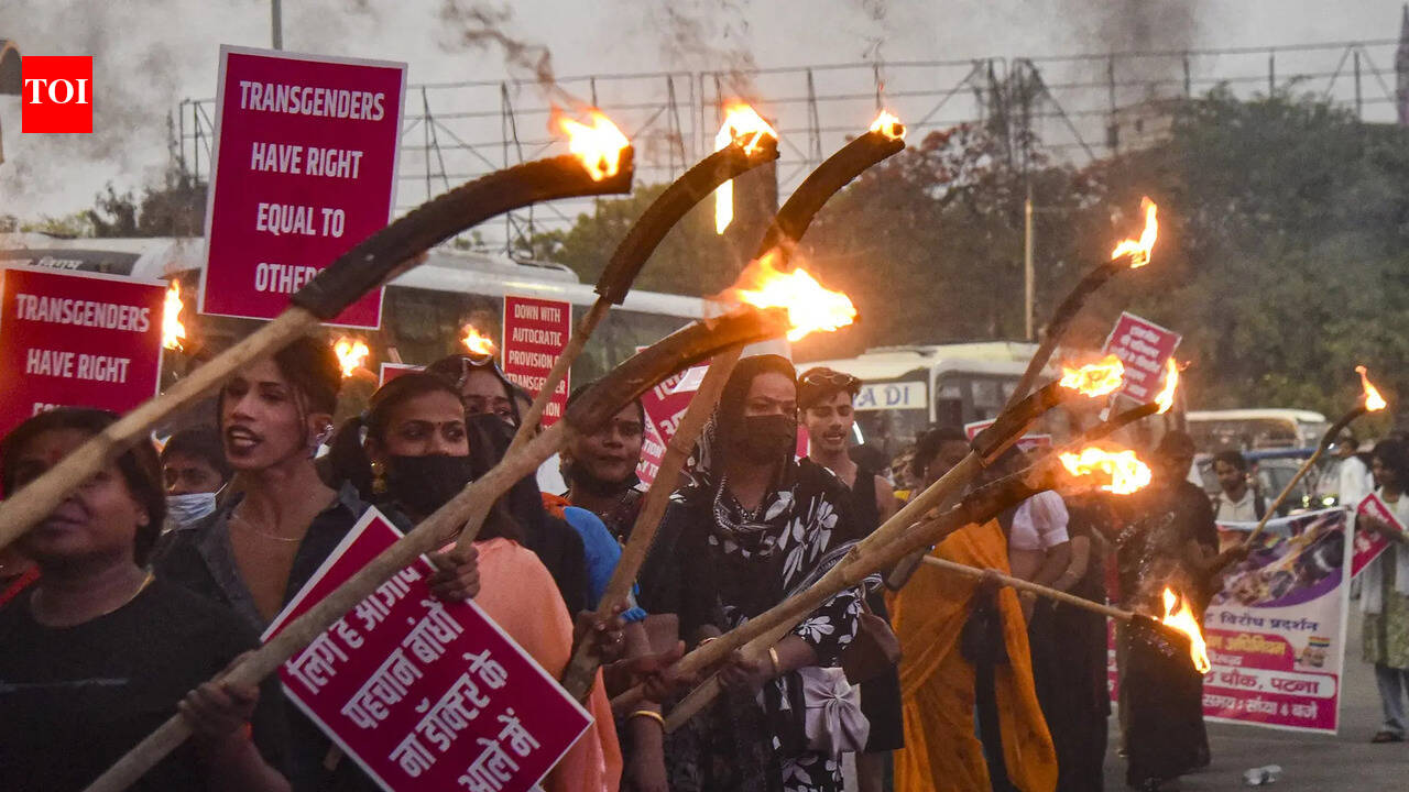 Trans activists protest over identity verification rule