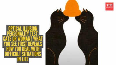 Optical illusion personality test: Cats or woman? What you see first reveals how you deal with difficult situations in life