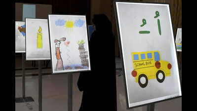 Resurrected from rubbles, last drawings of kids that war snatched