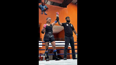 Erica wins muay thai gold