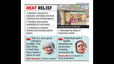 RMC sets up temporary shelters across city for commuters