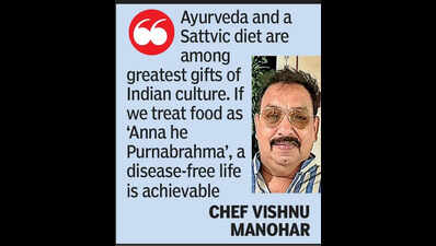 Chef Manohar bats for mindful eating & holistic wellness