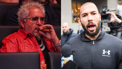  Guy Fieri faces heat over Andrew Tate handshake at UFC 327 as lawyer Joe McBride slams apology as fake