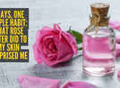 I tried applying rose water on my face every night for 7 days - here&rsquo;s what happened