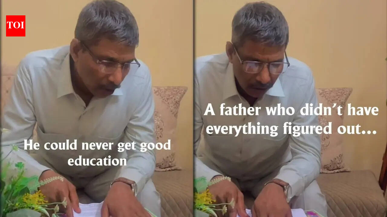 Father’s emotional reaction to son’s job offer letter melts hearts; touching video goes viral