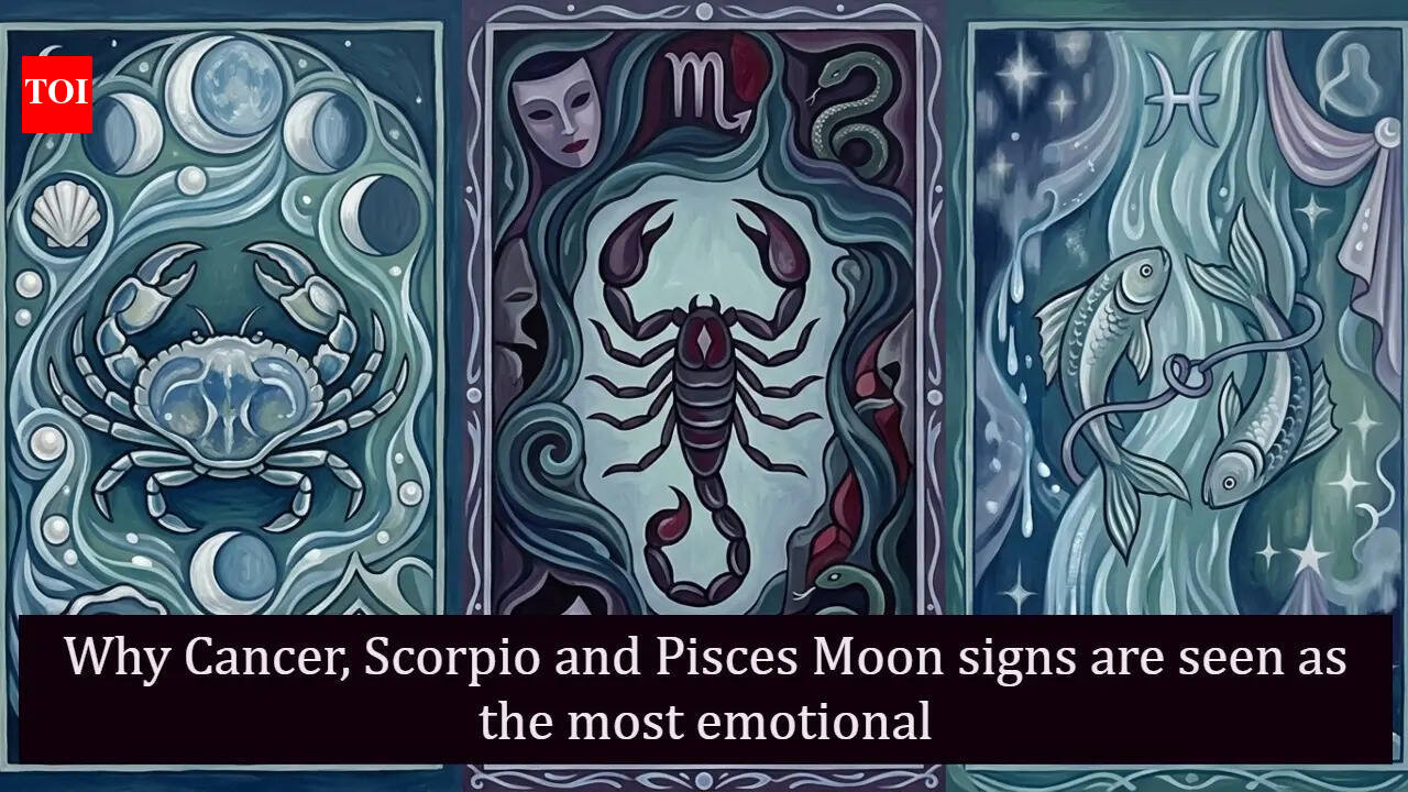 Why Cancer, Scorpio and Pisces Moon signs are seen as the most emotional
