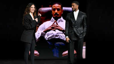 Michael B. Jordan returns to the spotlight after Oscar win, unveils stylish ‘The Thomas Crown Affair’ at CinemaCon