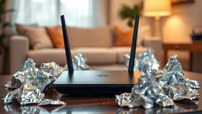 Why some homeowners use aluminum foil to battle weak Wi-Fi signals