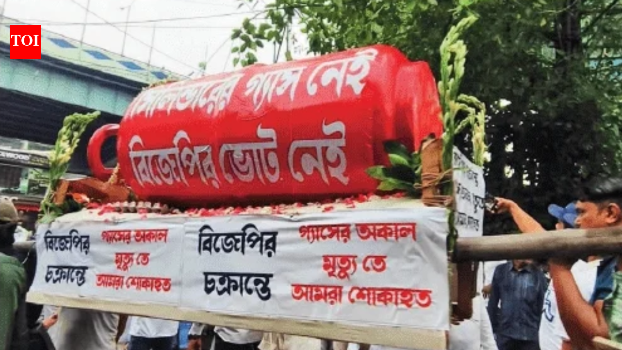 LPG cylinders, bicycles and bats: How props are shaping West Bengal election narrative