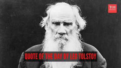 Quote of the day Leo Tolstoy: “The changes in our life must come from the impossibility to live otherwise than according to the demands of our conscience not from our mental resolution to try a new form of life”