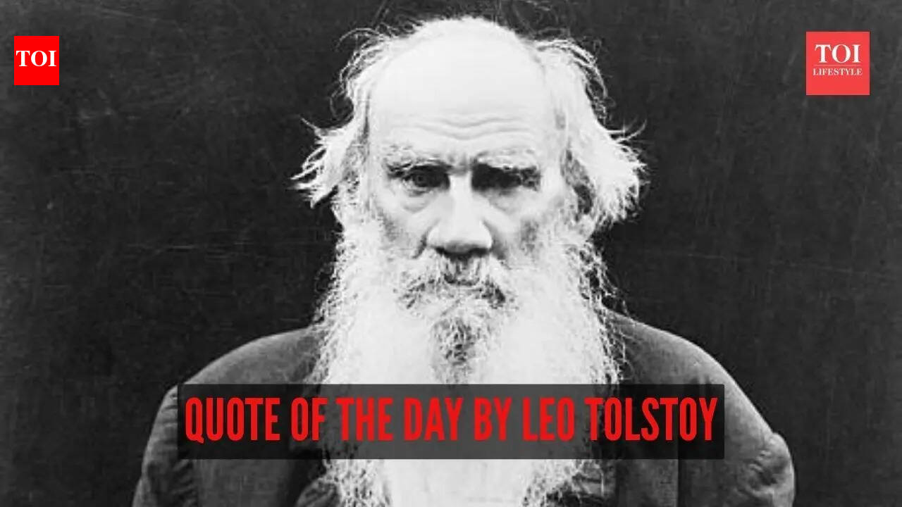 Quote of the day Leo Tolstoy: “The changes in our life must come from the impossibility to live otherwise than according to the demands of our conscience not from our mental resolution to try a new form of life”