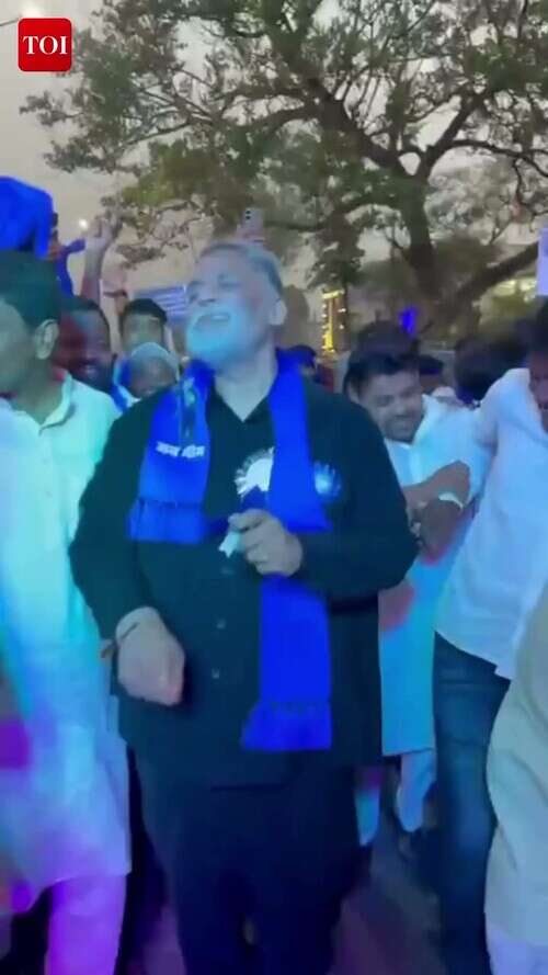 Pappu Yadav Dances at Grand Ambedkar Jayanti Rally in Bihar