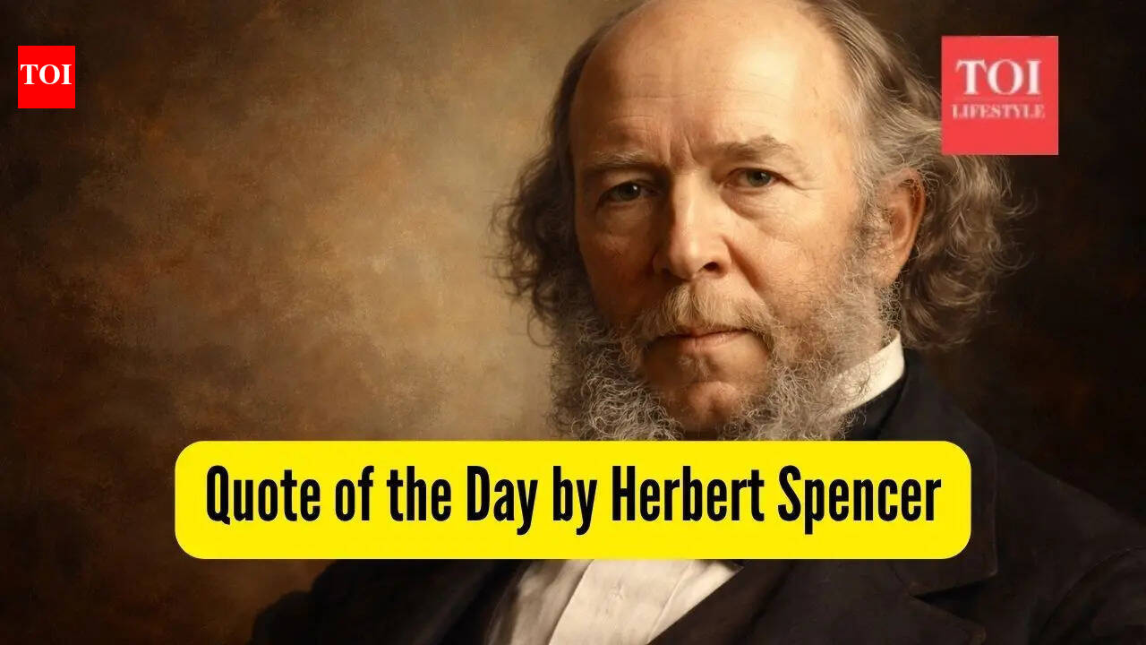 Quote of the Day by Herbert Spencer, 
