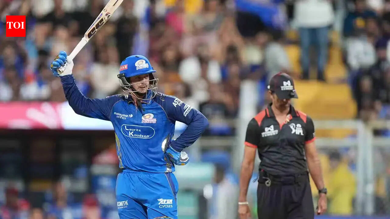 IPL 2026 Live: De Kock’s 112* powers Mumbai Indians to 195/6 against Punjab Kings