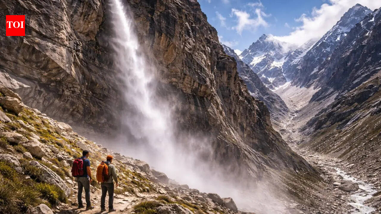 Gangotri’s ‘invisible waterfall’ is real and it’s one of the Himalayas’ strangest sights | – The Times of India