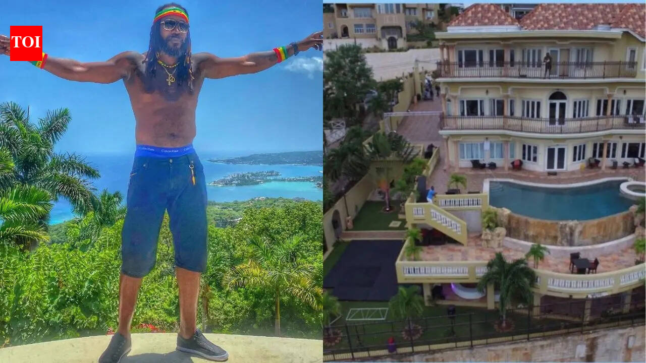Step inside Chris Gayle’s ₹20 crore lavish Jamaica mansion with private nightclub, infinity pools and unbelievable ocean views!