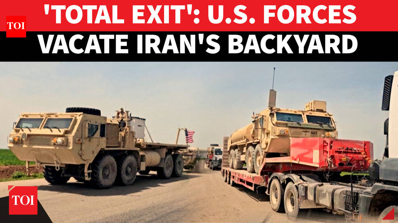 U.S. Troops Complete Syria Withdrawal After Iran War; Last Batch Of Troops Head Home