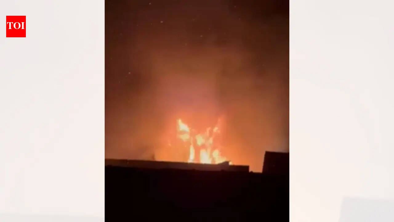 Watch: Fire breaks out at beachside cottages in Goa's Mandrem