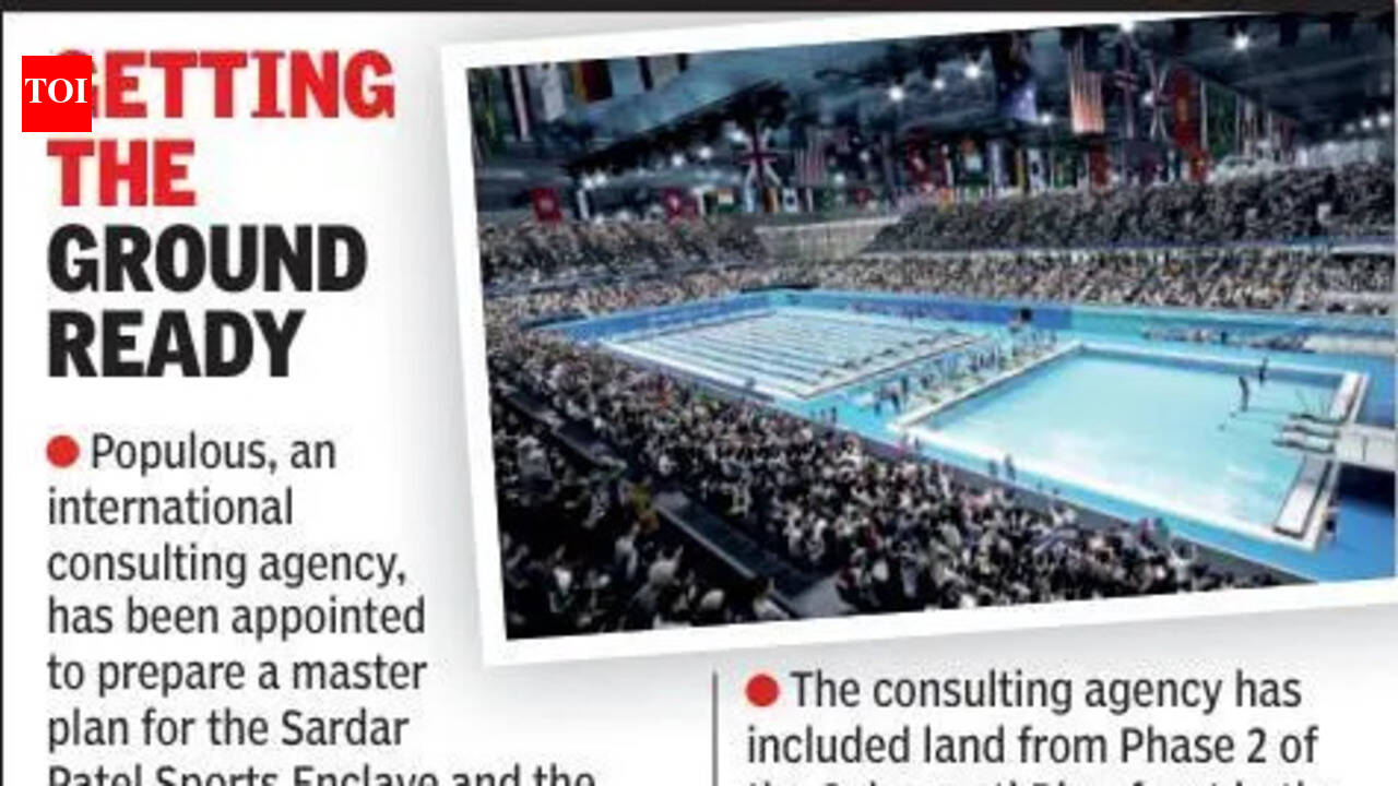 AMC receives aquatics centre plan for approval | Ahmedabad News - The Times of India