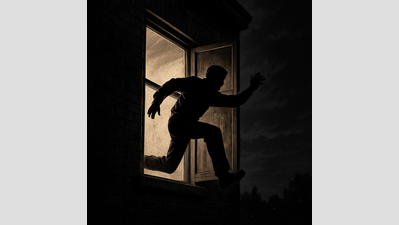 Suspect flees after family locks cops inside house