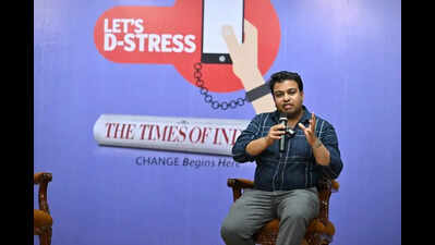 TOI’s D-Stress event: Screens don’t help relax; habit as bad as gambling