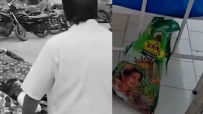 Suspecting affair, Andhra man chops off wife’s leg with axe, walks into police station with severed limb