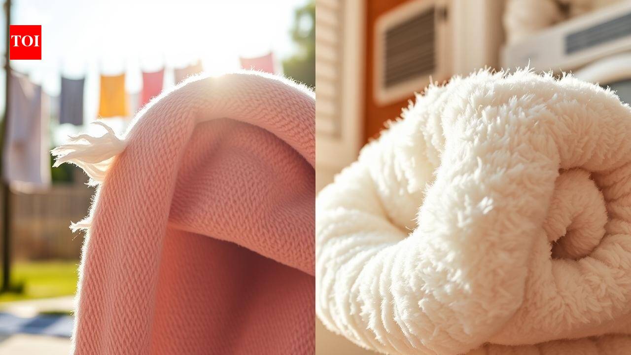 The 10-minute drying rule: How to keep your towels plush forever | – The Times of India