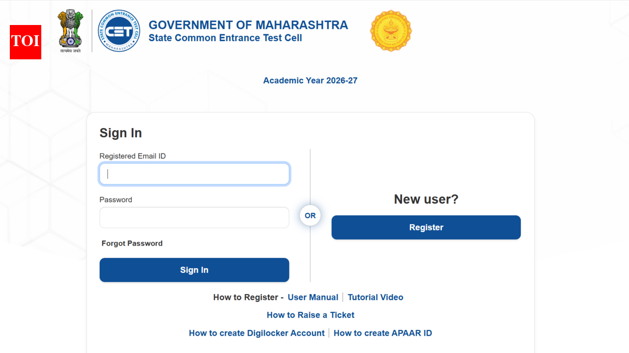 एमएचटी सीईटी पीसीबी एडमिट कार्ड 2026 cetcel.mahacet.org पर जारी: हॉल टिकट डाउनलोड करने के लिए सीधा लिंक यहां