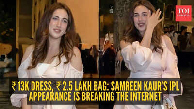 Arshdeep Singh's rumored girlfriend Samreen Kaur steals the spotlight in ₹13K pink dress - and a ₹2.5 lakh Dior bag at Mumbai Indians vs Punjab Kings clash