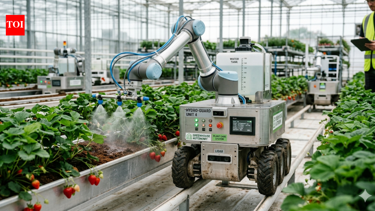 AI से चलने वाला यह रोबोट बता सकता है कि कौन से पेड़ प्यासे हैं और कौन से नहीं |