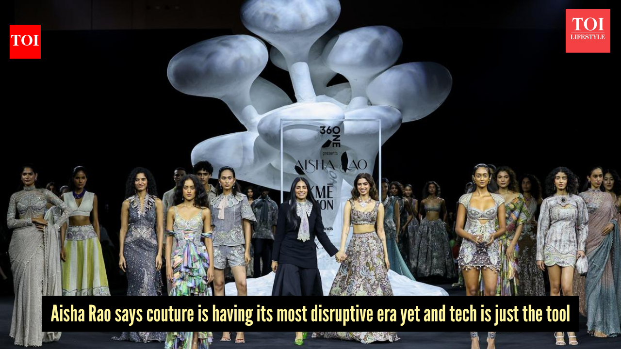 Aisha Rao declares couture is entering its boldest chapter, powered by tech but owned by emotions