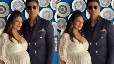 Divyanka Tripathi recalls midnight moment when Vivek Dahiya felt baby’s strong kicks in her womb