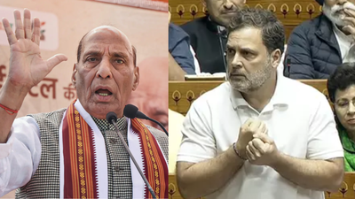 ‘Can’t be condemned enough’: Rajnath Singh slams Rahul Gandhi over ‘magician’ jibe at PM Modi | India News – The Times of India