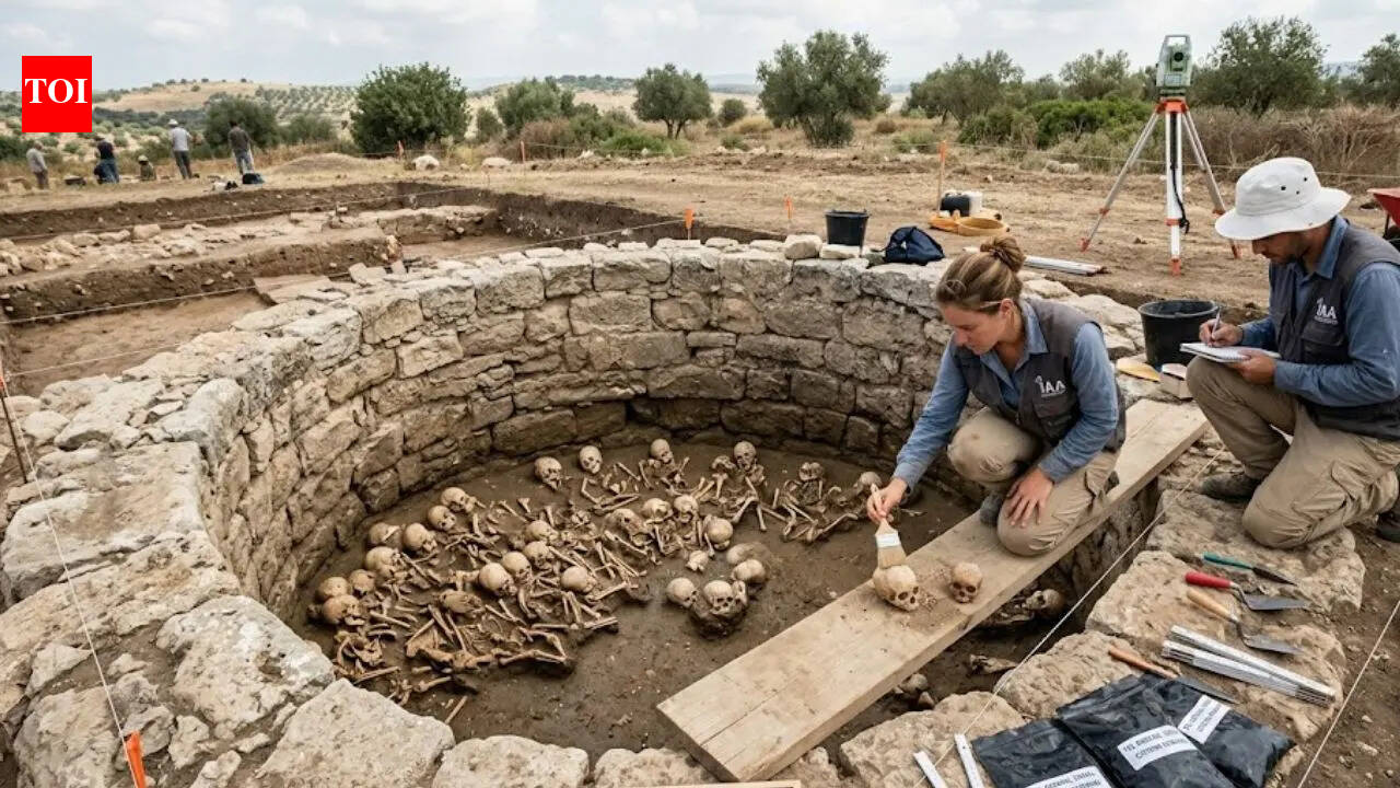 2,500-year-old cistern reveals remains of up to 89 infants and young children at Tel Azekah, Israel